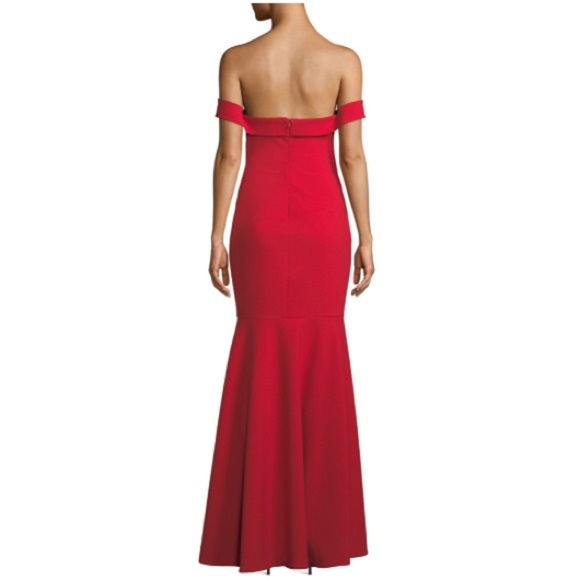 LIKELY Misisco Off Shoulders Trumpet Godet Gown 4 - Picture 3 of 6